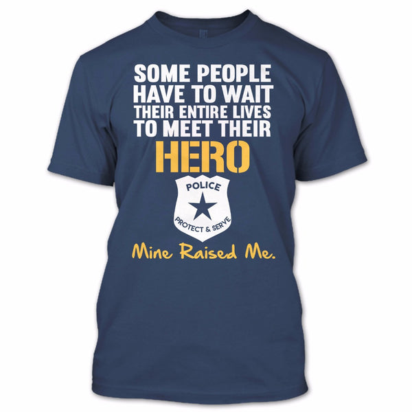 A black t-shirt with the shopify logo