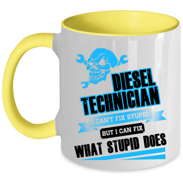 Cool Gift For Technician Coffee Mug, Diesel Technician Accent Mug