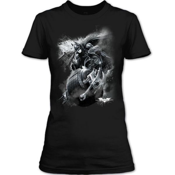 A black t-shirt with the shopify logo