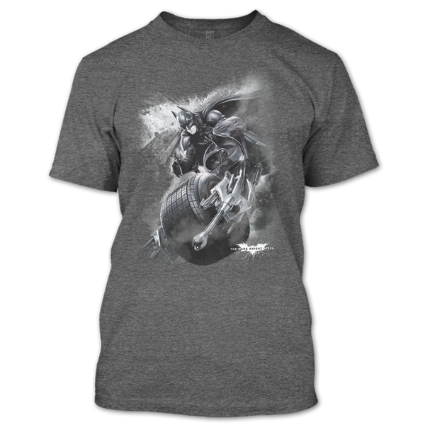 A black t-shirt with the shopify logo