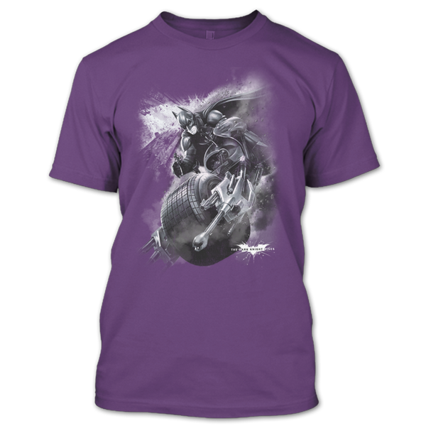 A black t-shirt with the shopify logo