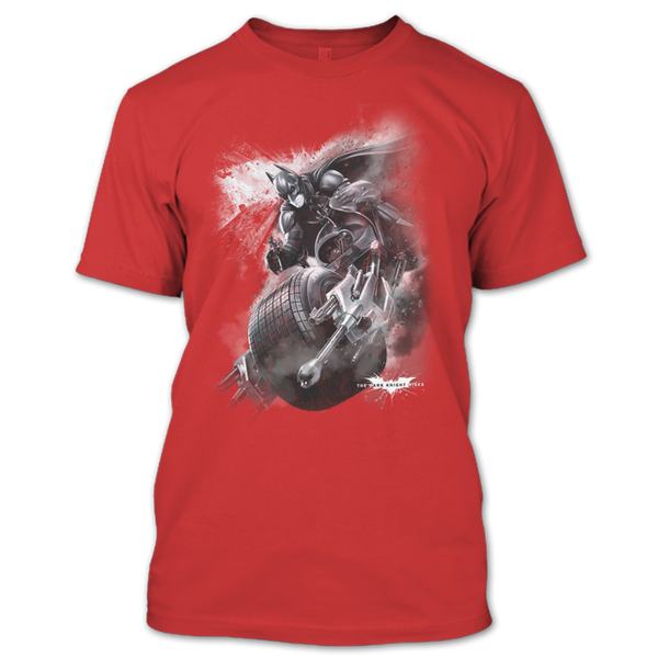 A black t-shirt with the shopify logo