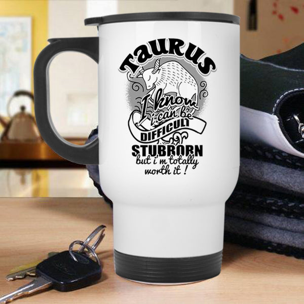 Birthday Gift For My Daughter Travel Mug, Taurus Mug