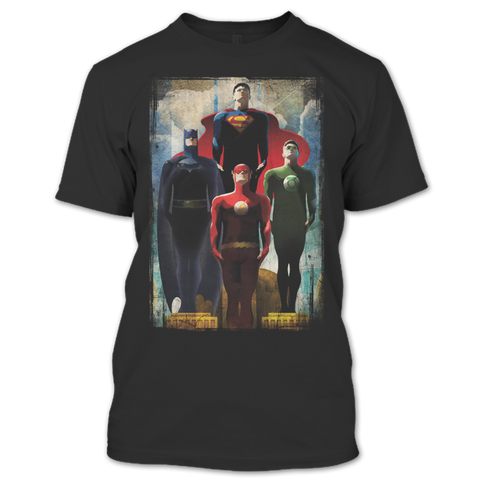 A black t-shirt with the shopify logo