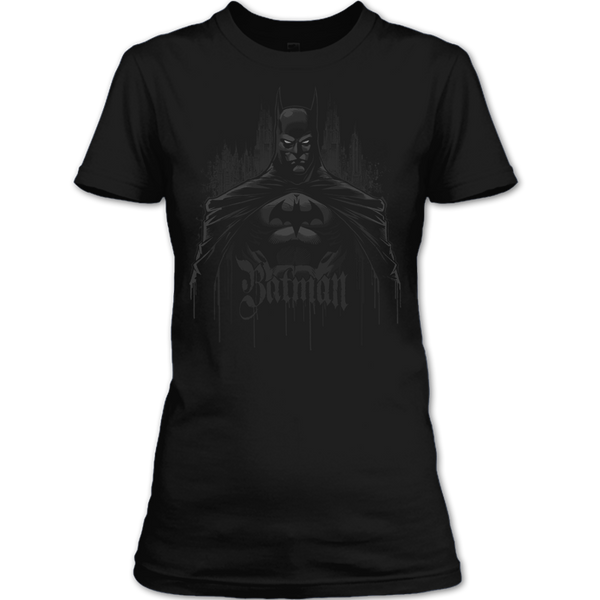 A black t-shirt with the shopify logo