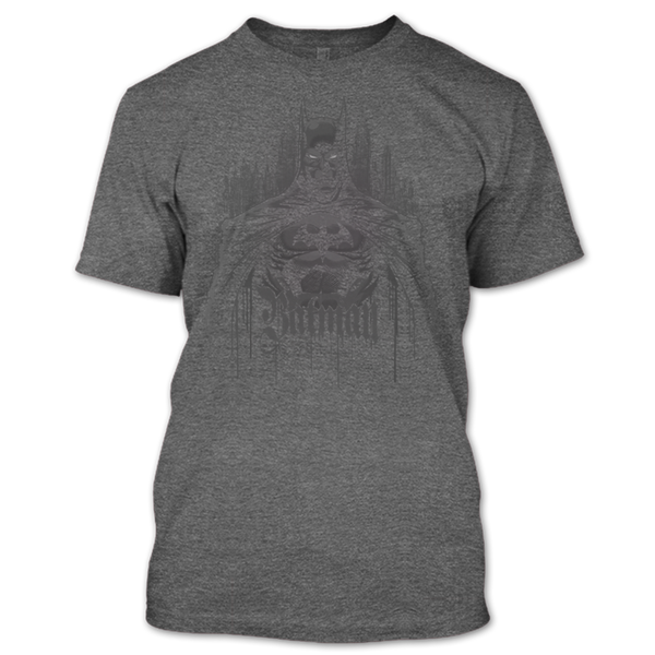 A black t-shirt with the shopify logo