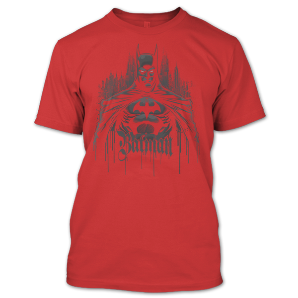 A black t-shirt with the shopify logo