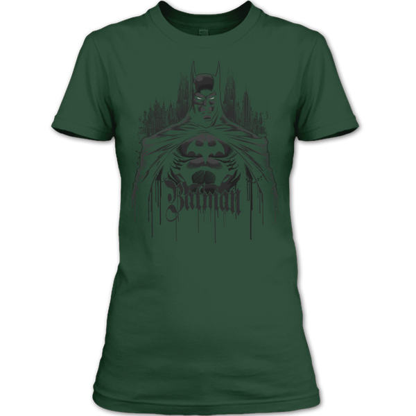 A black t-shirt with the shopify logo