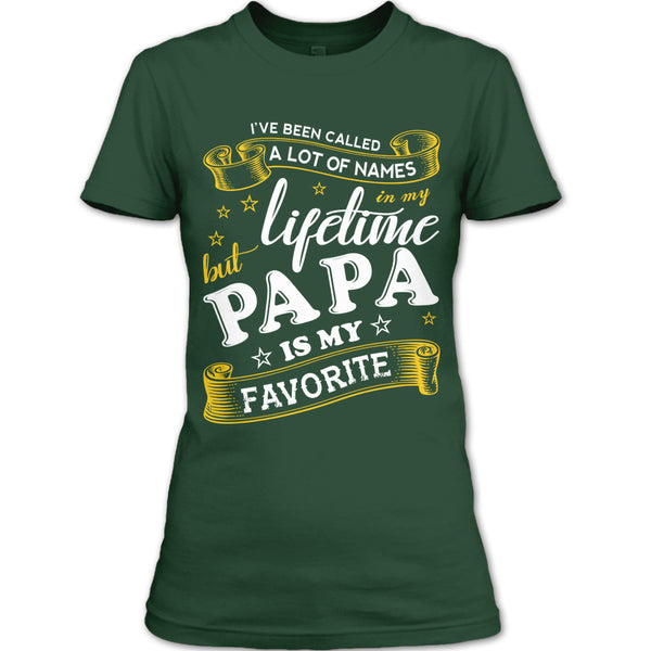 A black t-shirt with the shopify logo