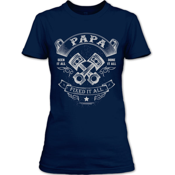 A black t-shirt with the shopify logo