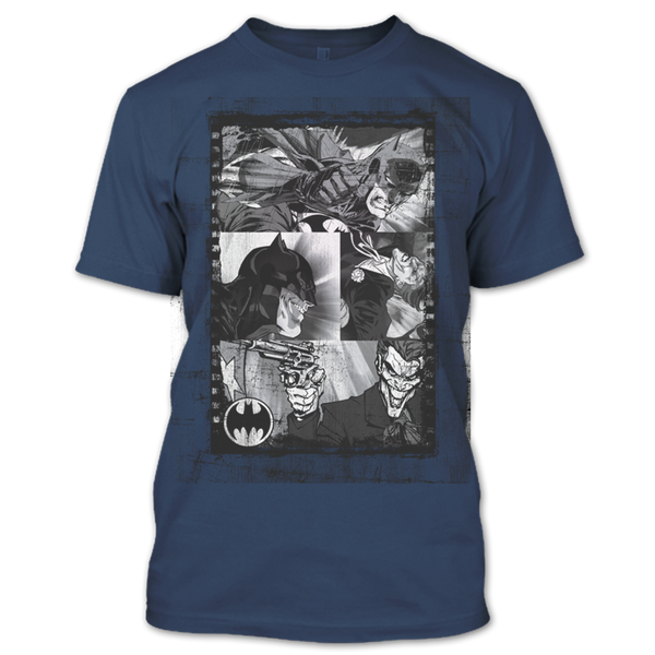 A black t-shirt with the shopify logo