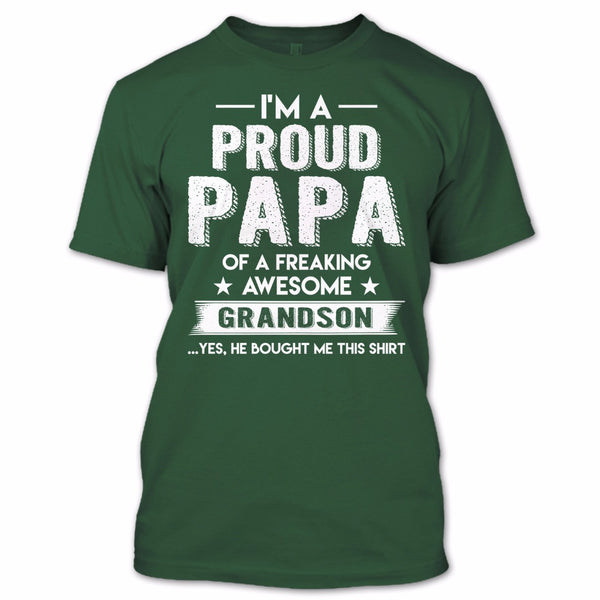 A black t-shirt with the shopify logo