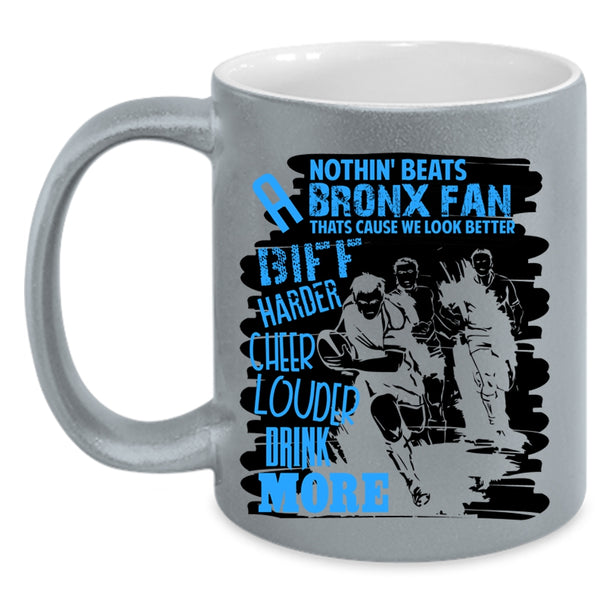 Sport Coffee Mug, Biff Harder Cheer Louder Drink More Accent Mug