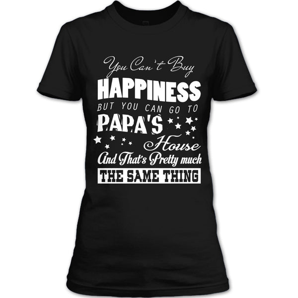 A black t-shirt with the shopify logo