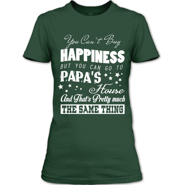 A black t-shirt with the shopify logo