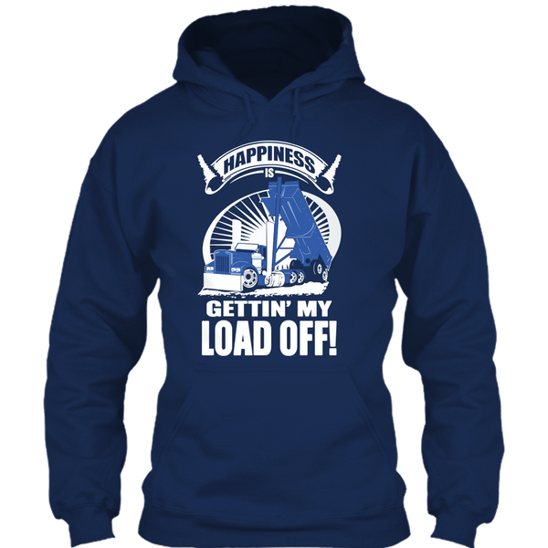 A black t-shirt with the shopify logo