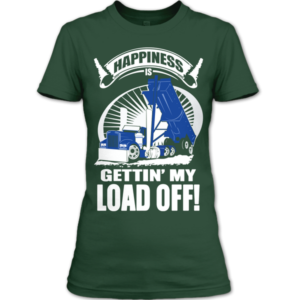 A black t-shirt with the shopify logo