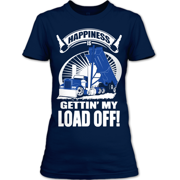 A black t-shirt with the shopify logo