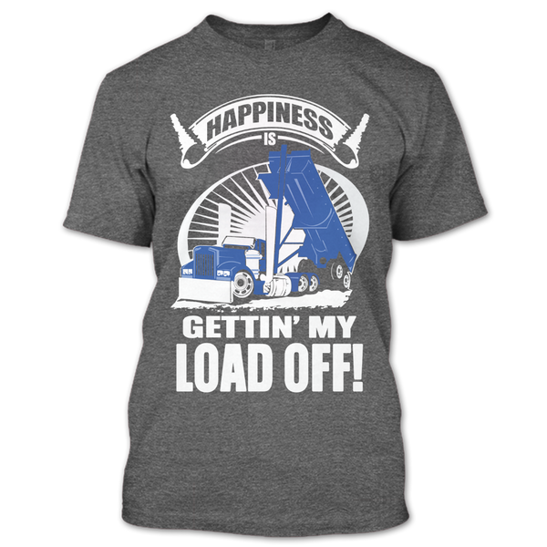 A black t-shirt with the shopify logo