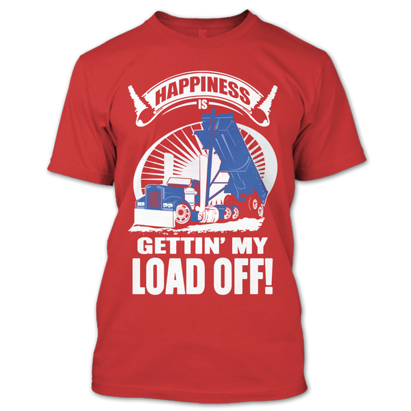 A black t-shirt with the shopify logo