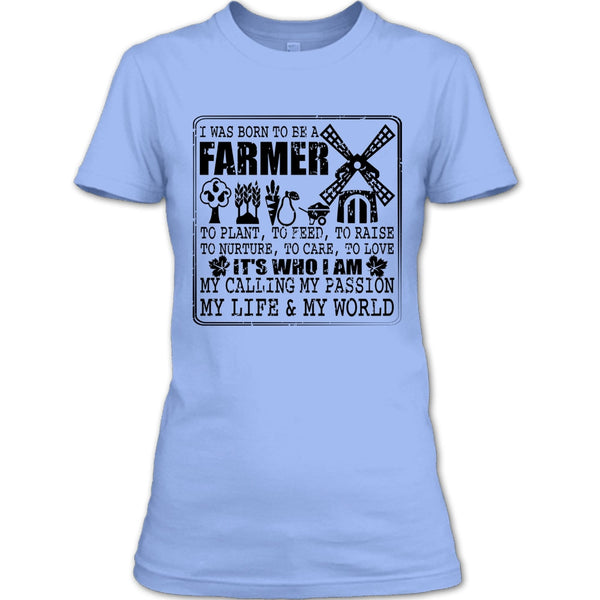 Born To Be A Farmer T Shirt, Coolest Farmer T Shirt