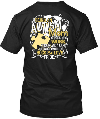 A black t-shirt with the shopify logo