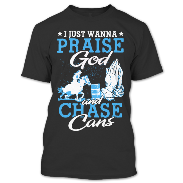 A black t-shirt with the shopify logo