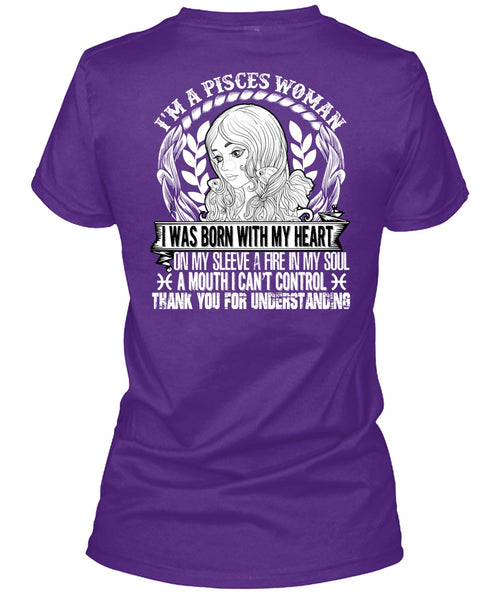 I'm A Pisces Woman T Shirt, Fire In My Soul T Shirt