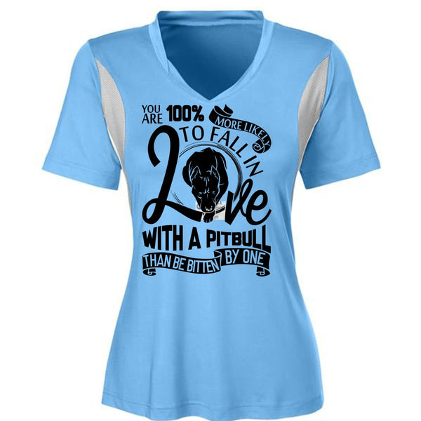 Fall In Love With A Pit Bull T Shirt, I Love Dog T Shirt, Awesome T-Shirts