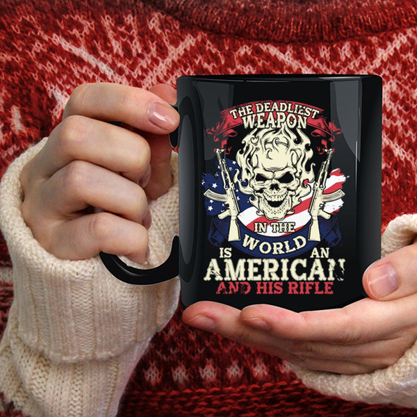 Awesome American Coffee Mug, Cool American Flag Coffee Cup