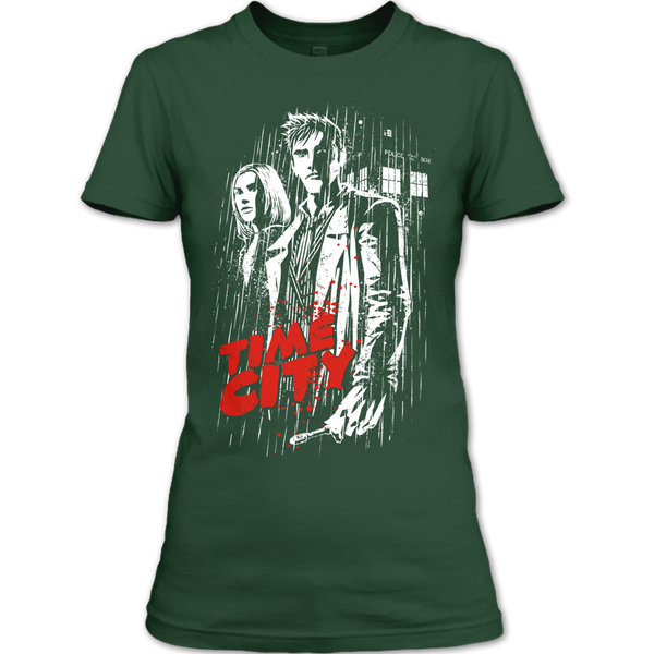 A black t-shirt with the shopify logo