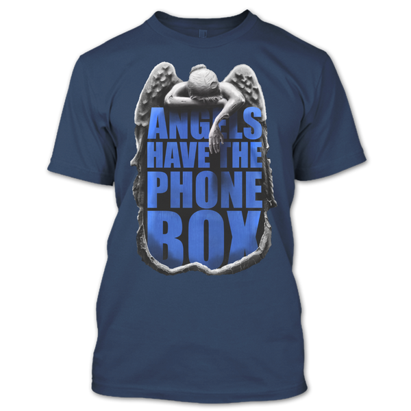 A black t-shirt with the shopify logo