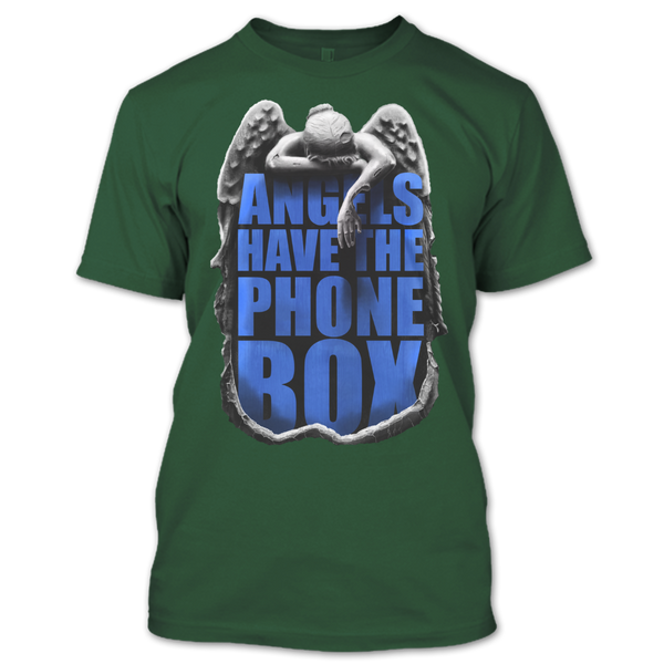 A black t-shirt with the shopify logo