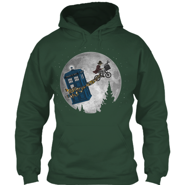 A black t-shirt with the shopify logo