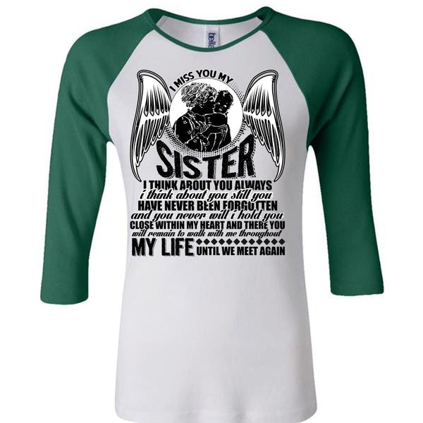 I Miss You My Sister T Shirt, I Love Sister T Shirt, Awesome T-Shirts