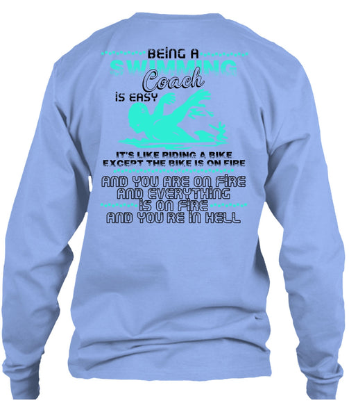 Being A Swimming Coach T Shirt, I Love Swimming T Shirt