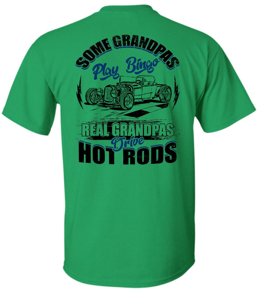 Real Grandpas Drive Hot Rod T Shirt, I Love Trucker T Shirt