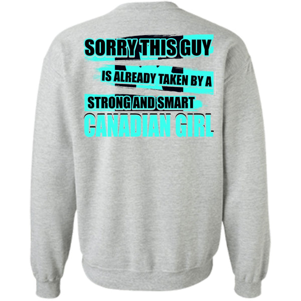 I Love Lady T Shirt, Strong And Smart Canadian Girl Sweatshirt