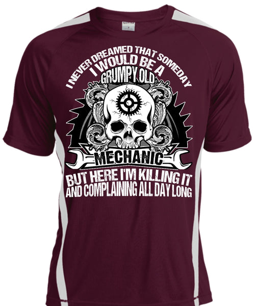 Grumpy Old Mechanic T Shirt, Being A Mechanic T Shirt, Cool Shirt