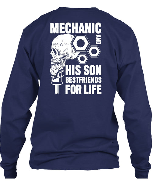Mechanic And His Son Best Friend T Shirt, Being A Mechanic T Shirt