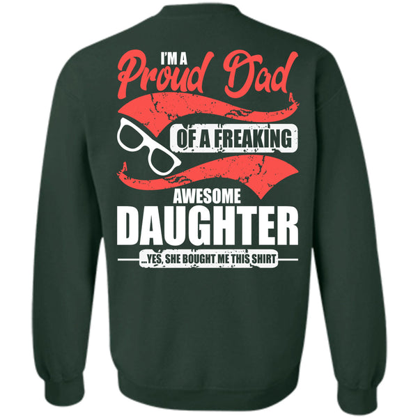 Awesome Daughter T Shirt, I Love Dad Sweatshirt