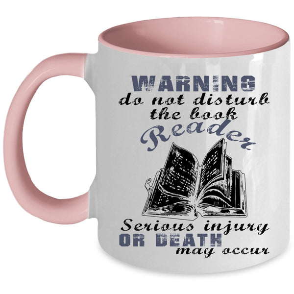 Awesome Book Reader Coffee Mug, The Book Reader Accent Mug
