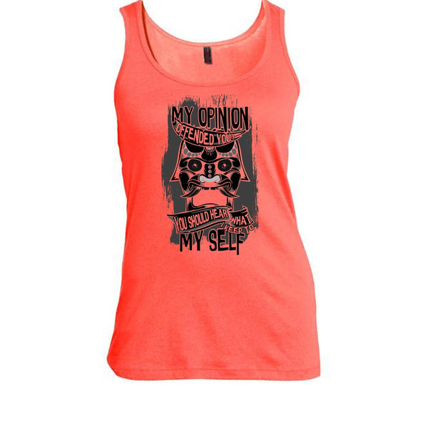 My Opinion Offended You? T Shirt, Coolest Shooter Tank Top