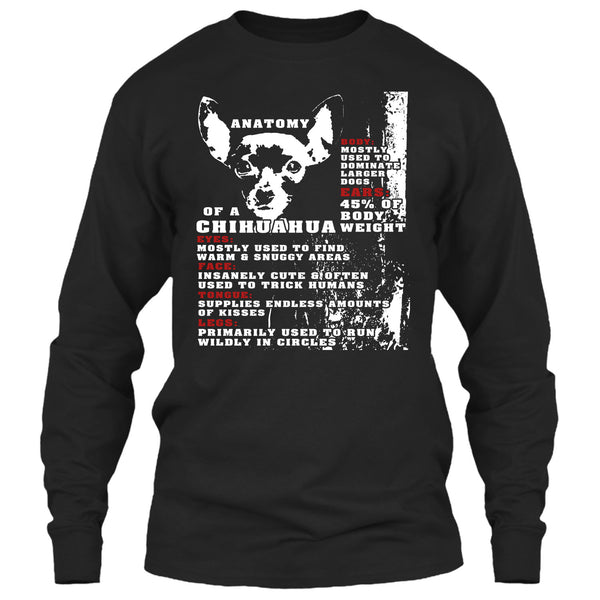 Anatomy Of A Chihuahua T Shirt, Coolest Dog Ever T Shirt