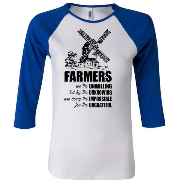 Farmers We The Unwilling T Shirt, I Love Farming T Shirt, Awesome T-Shirts