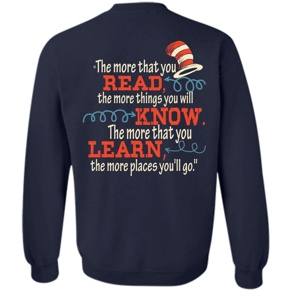 The Cat in the Hat T Shirt, You Will Know T Shirt, Read Across America Day 2018 Sweatshirt