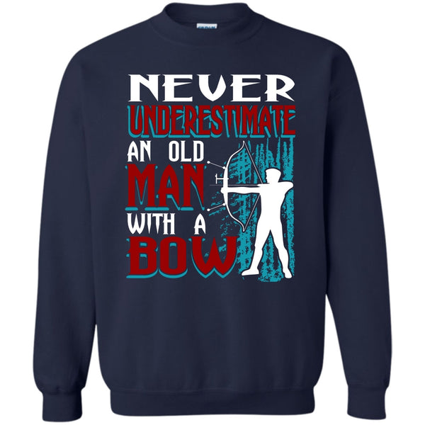 An Old Man With A Bow T Shirt, Coolest Bow Sweatshirt