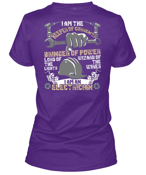 I Am An Electrician T Shirt, Keeper Of Currents T Shirt