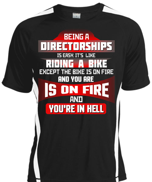 A black t-shirt with the shopify logo