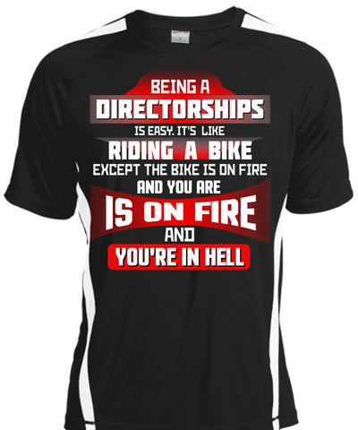 A black t-shirt with the shopify logo